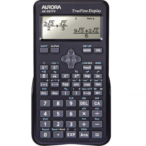 Aurora AX-595TV Scientific Calculator Black AX595TV