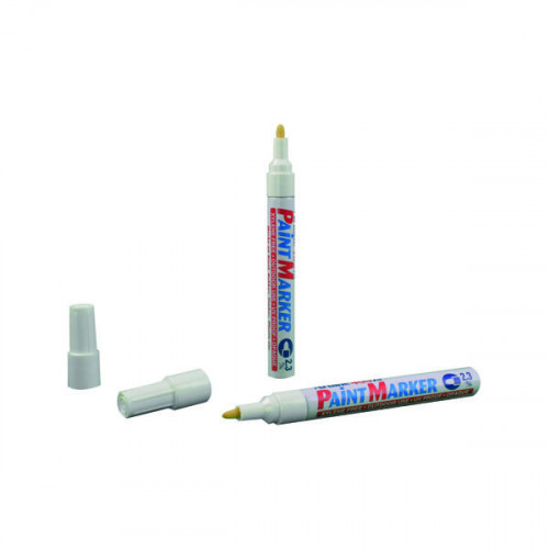 ARTLINE 400 WHT B/TIP PAINTMARK PK12