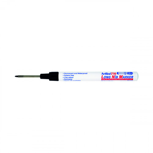Artline 710 Long Nib Marker (Pack of 12) EK710 BLK