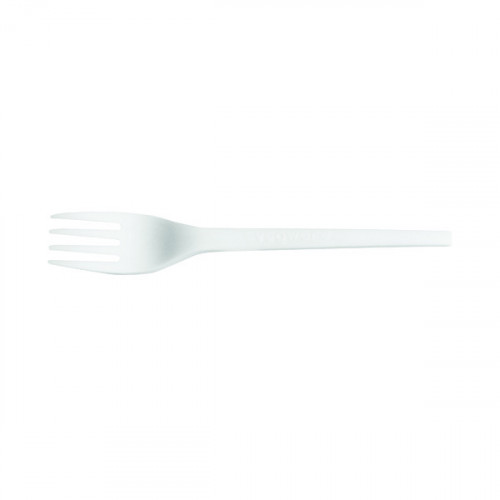 Biodegradable and Compostable CPLA Cutlery Fork (Pack of 50) ZHGCPLA-F