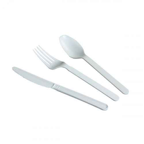 Biodegradable and Compostable CPLA Cutlery Spoon (Pack of 50) ZHGCPLA-S