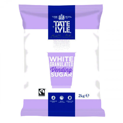 Tate & Lyle White Vending Sugar 2kg (Pack of 6) A00696PACK