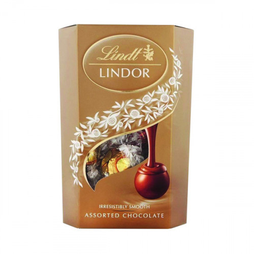 LINDT LINDOR TRUFFLES AST CHOC 200G