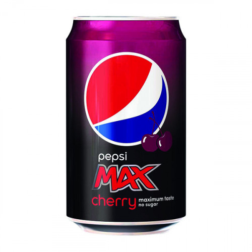 PEPSI MAX CHERRY CANS 330ML PK24
