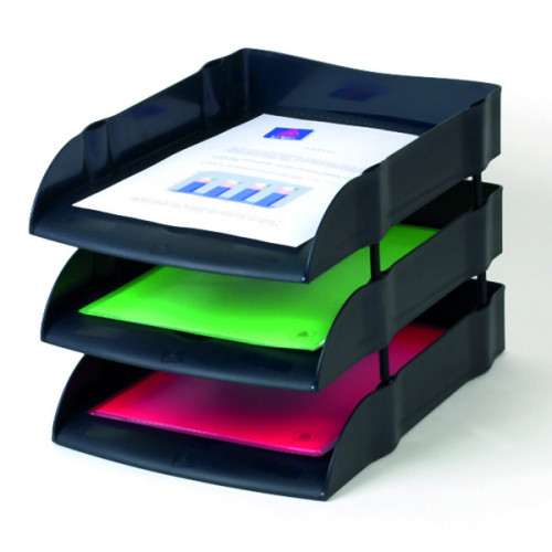 AVERY DR100 LETTER TRAY BLACK