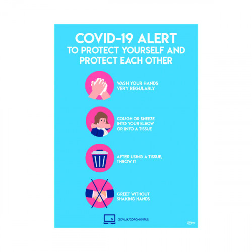 Avery Virus Prevention Label 420x297mm A3 (Pack of 2) COVVPA3