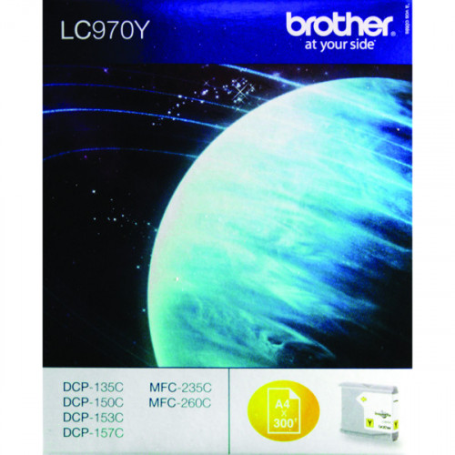 BROTHER LC970Y INK CARTRIDGE YELLOW