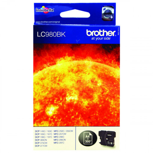 BROTHER LC980BK INK CARTRIDGE BLACK