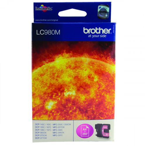 BROTHER LC980M INK CART MAGENTA