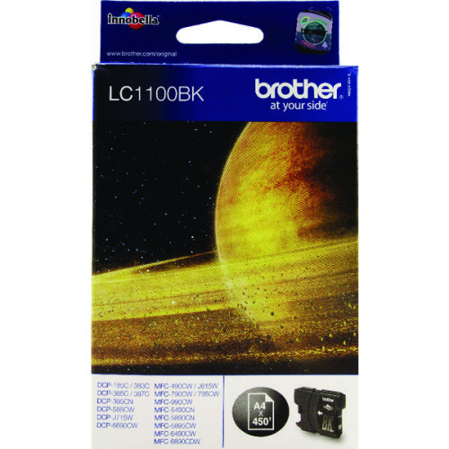 BROTHER LC1100BK INK CARTRIDGE BLACK