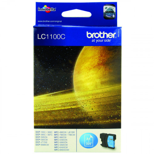 BROTHER LC1100C INK CARTRIDGE CYAN