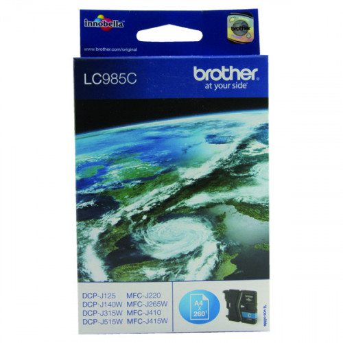 BROTHER LC985C INK CARTRIDGE CYAN