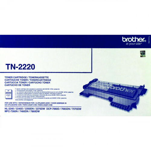 BROTHER TN-2220 TONER CART HY BLK