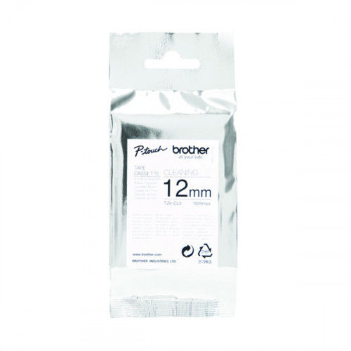 BROTHER TZE PH CLNG TPE 12MM BLK/WHT
