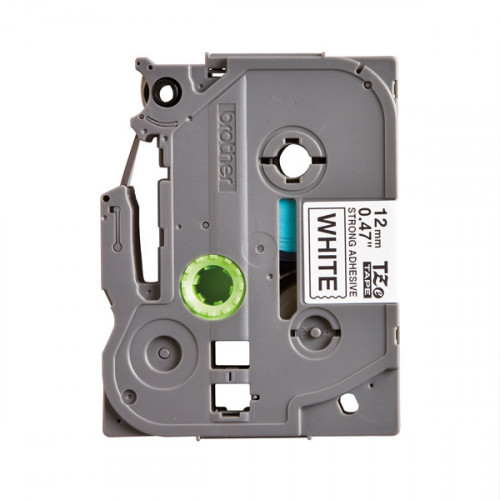 Brother TZe Strong Adhesive Labelling Tape 12mmx8m Black on White TZES231