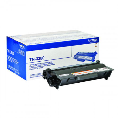 BROTHER TN-3380 TONER CART HY BLACK