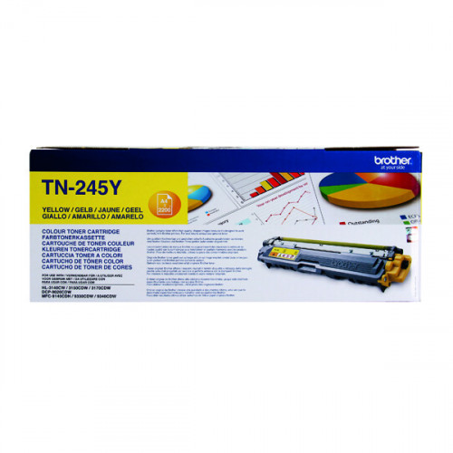BROTHER TN-245Y TONER CART HY YELLOW