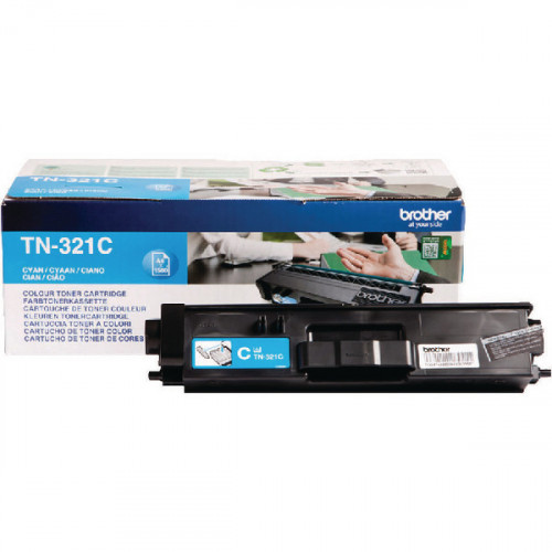 Brother TN321C Cyan Laser Toner Cartridge (1500 page capacity) TN-321C
