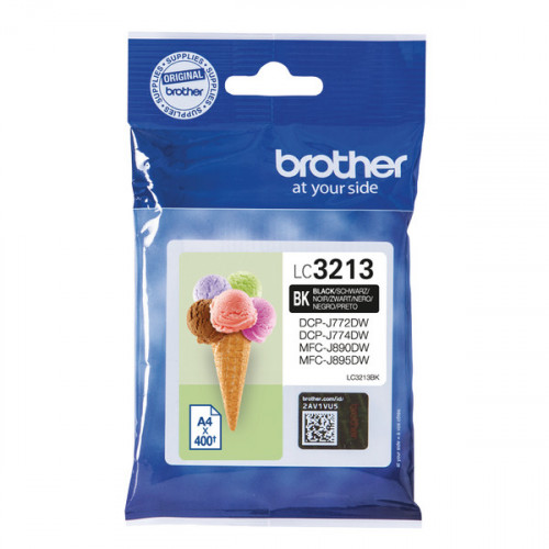 BROTHER LC3213BK INK CART HY BLACK