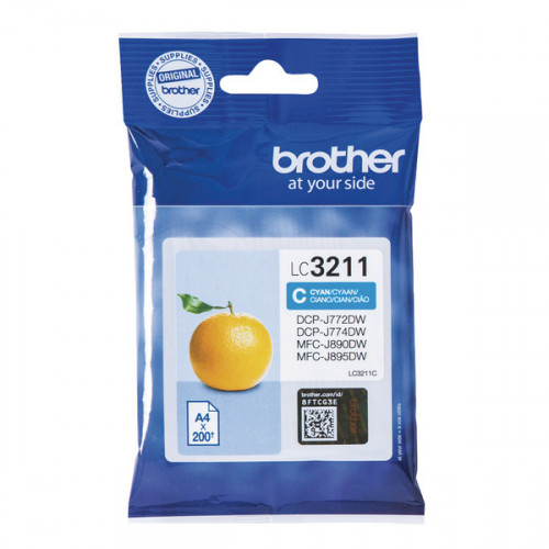 BROTHER LC3211C INK CARTRIDGE CYAN