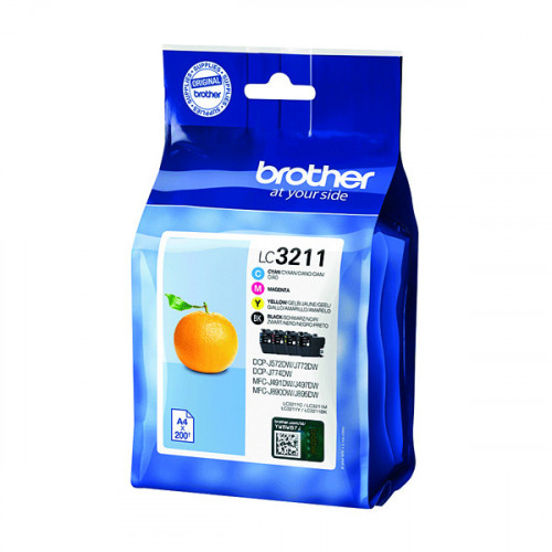 BROTHER LC3211 INK CART MPK CMYK