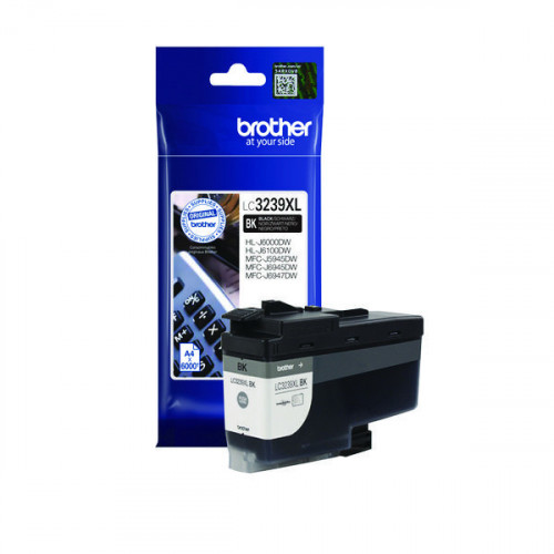 BROTHER LC3239XLBK INK CART HY BLACK