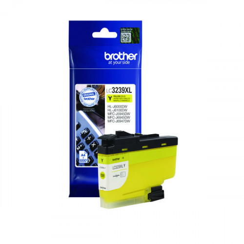 BROTHER LC3239XLY INK CART HY YELLOW