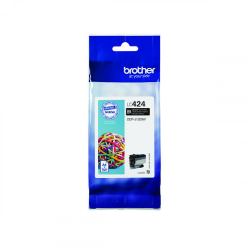 BROTHER LC424BK INK CARTRIDGE BLACK