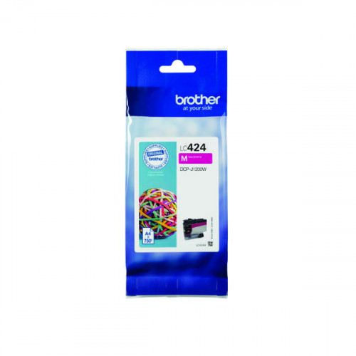 BROTHER LC424M INK CART MAGENTA
