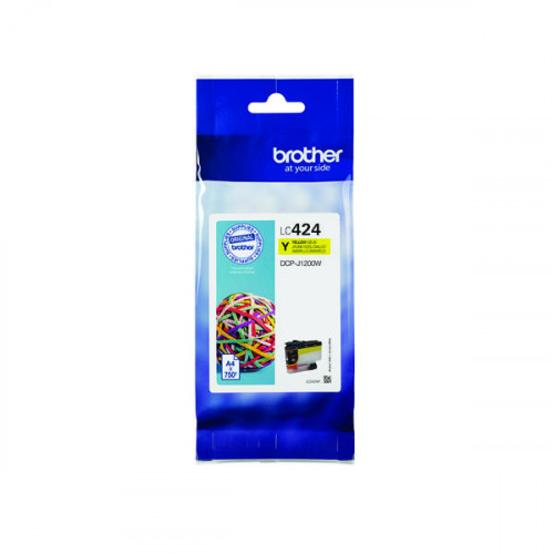 BROTHER LC424Y INK CARTRIDGE YELLOW