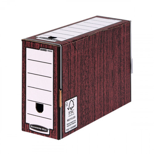 Bankers Box Woodgrain Premium Transfer Files (Pack of 10) 0005302