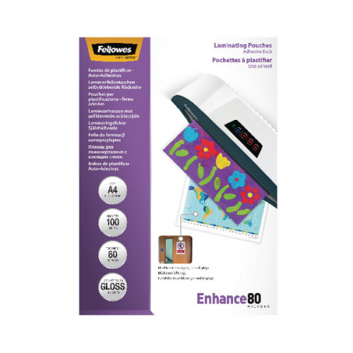 FELLOWES A4 LAM POUCH SAVE PK100