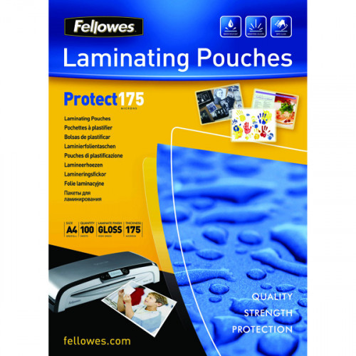 FELLOWES A4 LAM POUCH 350MIC PK100