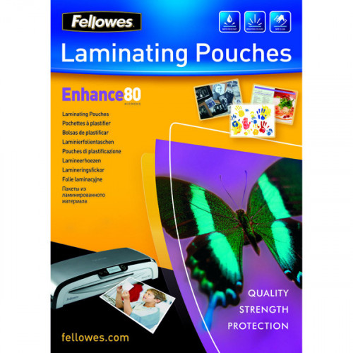 FELLOWES A4 LAM POUCH 160MIC PK25