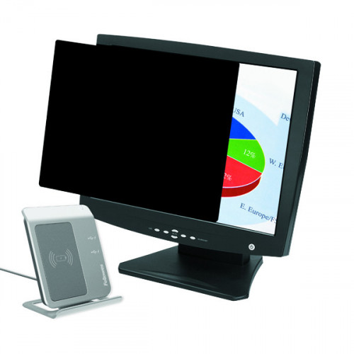 Fellowes PrivaScreen Privacy Filter Widescreen 22in 4801501