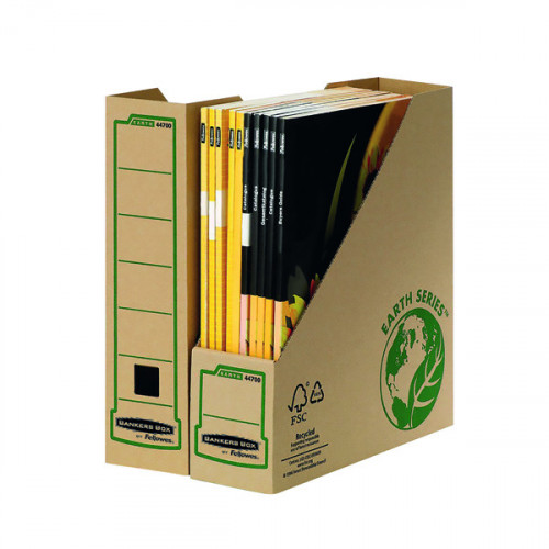 Bankers Box Earth Series Magazine File Brown (Pack of 20) 4470001