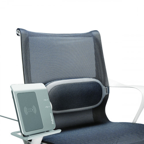 FELLOWES I-SPIRE LUMBAR CUSHION GRY