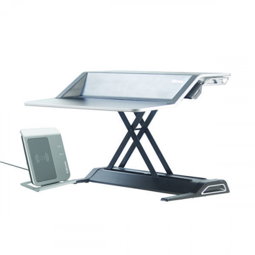 Fellowes Lotus Sit Stand Workstation Black 0007901