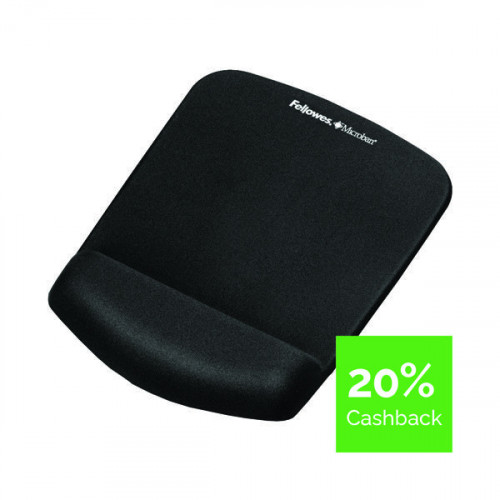 Fellowes PlushTouch Mouse Pad Black 9252003