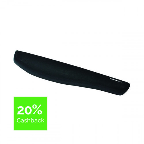 Fellowes PlushTouch Wrist Rest Black 9252103