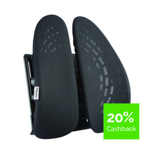 Fellowes Back Angel Back Support Black 8026401