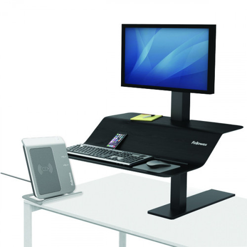 Fellowes Lotus VE Sit-Stand Workstation Single 8080101