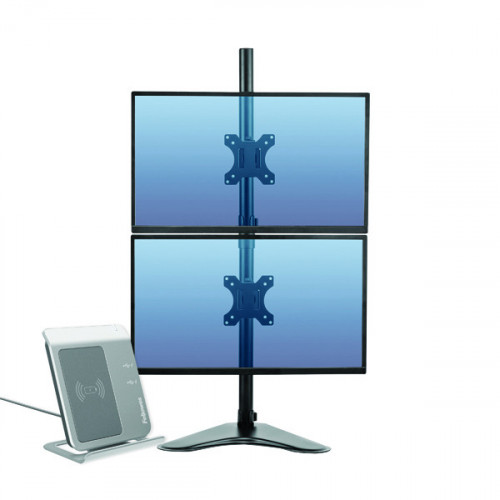 FELLOWES DUAL VERTICAL MONITOR ARM