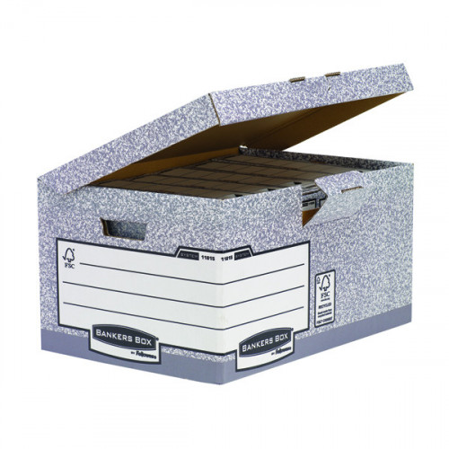 FELLOWES FLIP TOP CONTAINER BX PK10