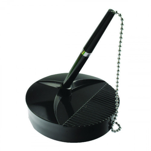 FELLOWES BALLPOINT PEN/CHAIN BLACK