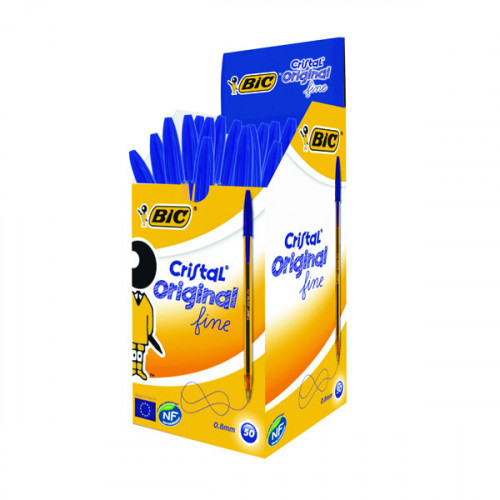 BIC CRISTAL FINE BLUE 872730 PK50