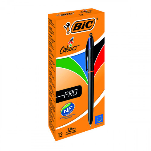 BIC 4 COLOURS PRO ASST 902129 PK12