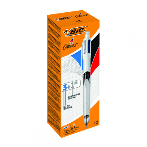 BIC 4 COLOURS MECHANICAL PENCIL PK12