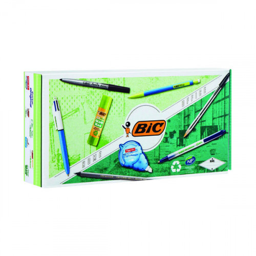 Bic Personal Stationery 9 Piece Kit with Reusable Box 951628