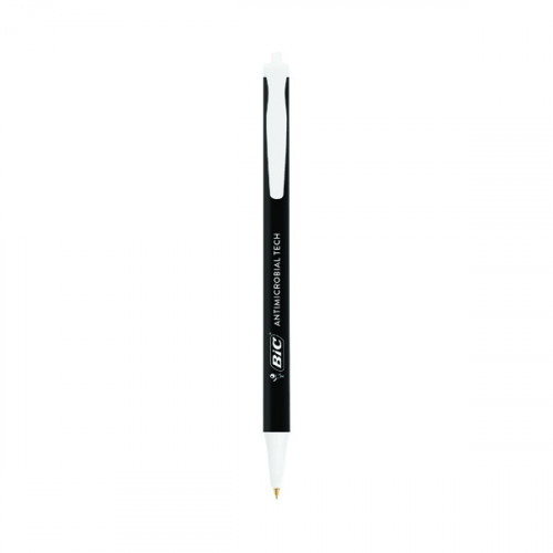 Bic Clic Stic Antimicrobial Ballpoint Pen Black (Pack of 20) 500461